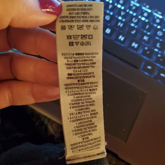 Free People Blue Lightweight Jacket Diagonal Zipper Raw Edges Hem Size Medium - Picture 13 of 14